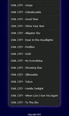 Play Owl City - Mp3