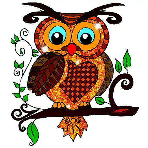 Play Owl Color by Number - Birds Coloring Book Pages APK