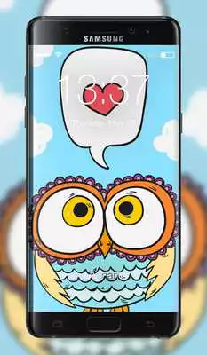 Play Owl Drawings Lock Screen