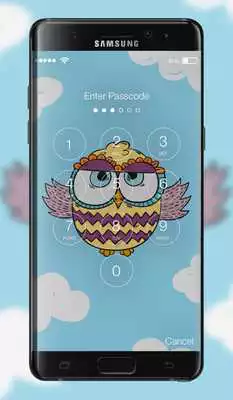Play Owl Drawings Lock Screen