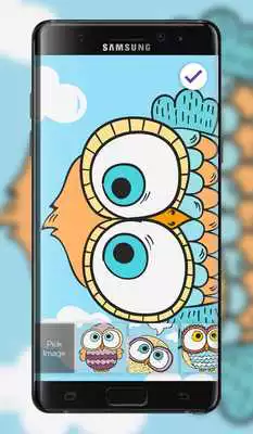 Play Owl Drawings Lock Screen