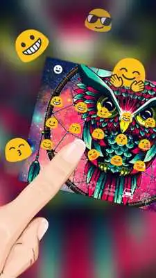 Play Owl Dream Catcher Keyboard Theme