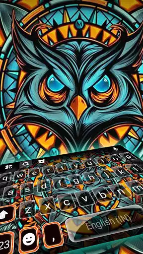 Play Owl Totem Keyboard Background  and enjoy Owl Totem Keyboard Background with UptoPlay