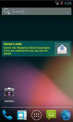 Play Owner Info Widget Play Owner Info Widget