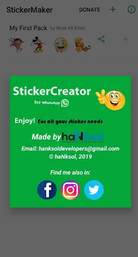 Play OwnStickerMaker for WhatsApp  and enjoy OwnStickerMaker for WhatsApp with UptoPlay