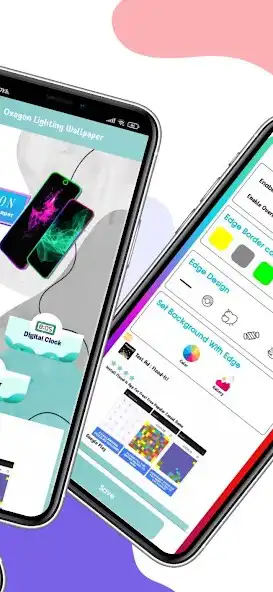 Play Oxagon Lighting Wallpaper Edge as an online game Oxagon Lighting Wallpaper Edge with UptoPlay