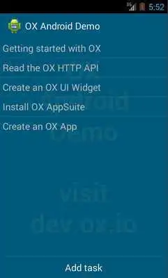 Play OX Android Demo