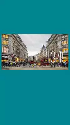 Play Oxford weather widget/clock