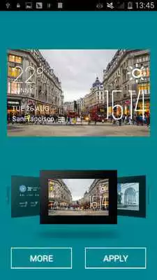 Play Oxford weather widget/clock