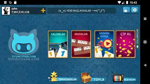 Play Oyuncuvar OKEY as an online game online Oyuncuvar OKEY with UptoPlay com.uzmancozumler.jsistem.oyuncuvar Play Oyuncuvar OKEY as an online game Oyuncuvar OKEY with UptoPlay