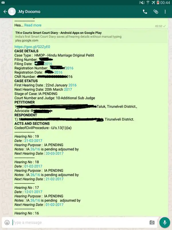 Play p2o-TN eCourt Cases Causelist offline SmartDiary Play p2o-TN eCourt Cases Causelist offline SmartDiary