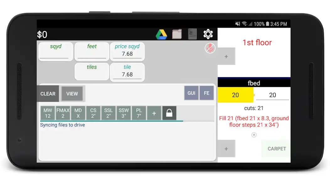 Play P360 Carpet Calculator Pro  and enjoy P360 Carpet Calculator Pro with UptoPlay