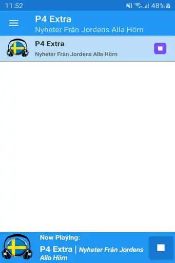 Play P4 Extra Radio App FM SE Free Online  and enjoy P4 Extra Radio App FM SE Free Online with UptoPlay