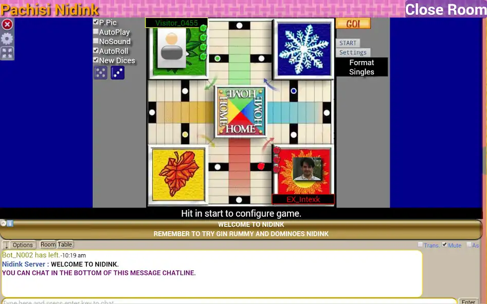 Play Pachisi Nidink as an online game Pachisi Nidink with UptoPlay