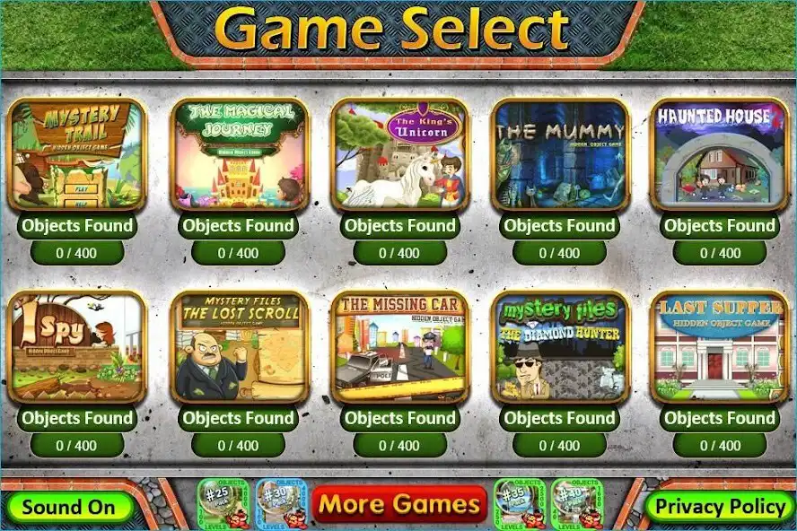 Play Pack 50 - 10 in 1 Hidden Object Games by PlayHOG  and enjoy Pack 50 - 10 in 1 Hidden Object Games by PlayHOG with UptoPlay