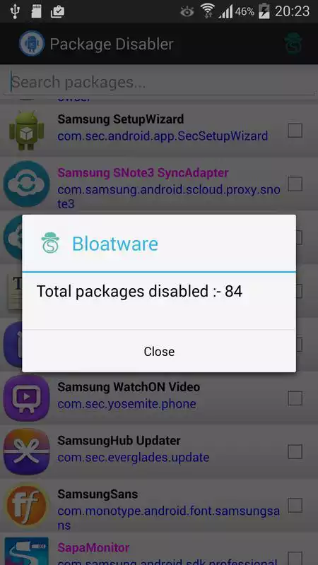 Play Package Disabler