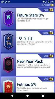 Play Pack Opener for FUT 19