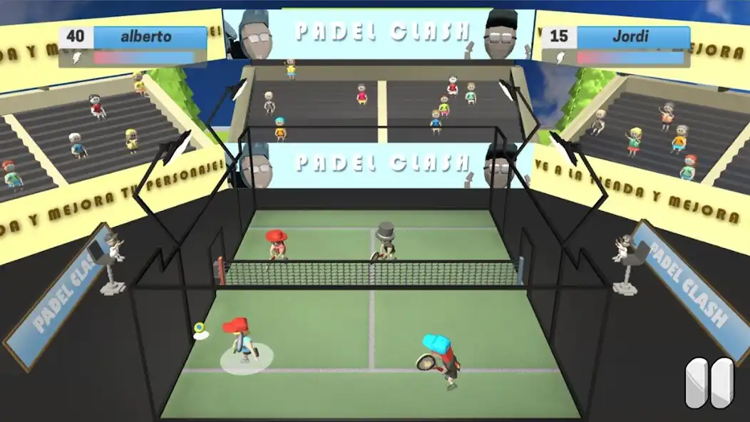 Play Padel Clash as an online game Padel Clash with UptoPlay