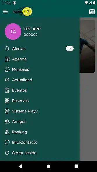 Play Padel X 3 as an online game Padel X 3 with UptoPlay
