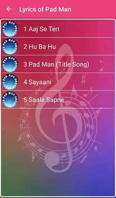 Play Pad Man Songs Lyrics Play Pad Man Songs Lyrics