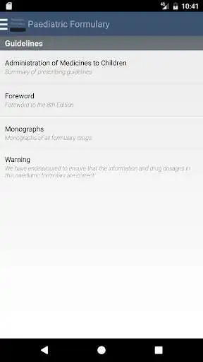 Play Paediatric Formulary  and enjoy Paediatric Formulary with UptoPlay