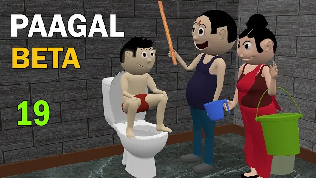 Play Pagal Beta Bittu Comedy Videos as an online game Pagal Beta Bittu Comedy Videos with UptoPlay