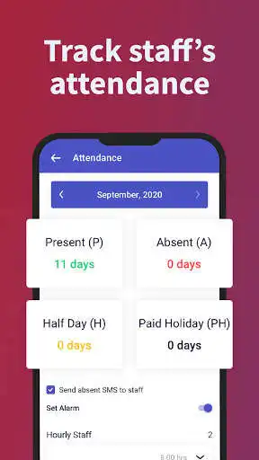 Play Pagar Khata -Staff Payroll  Attendance Management as an online game Pagar Khata -Staff Payroll  Attendance Management with UptoPlay