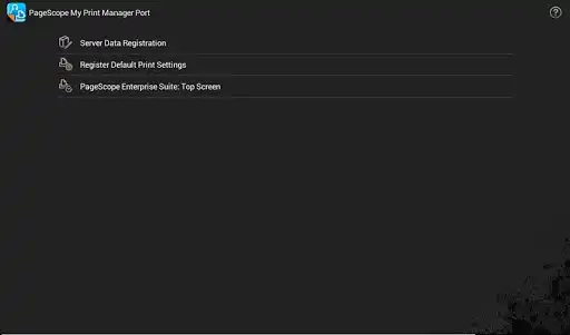 Play PageScope MyPrint Manager Port  and enjoy PageScope MyPrint Manager Port with UptoPlay