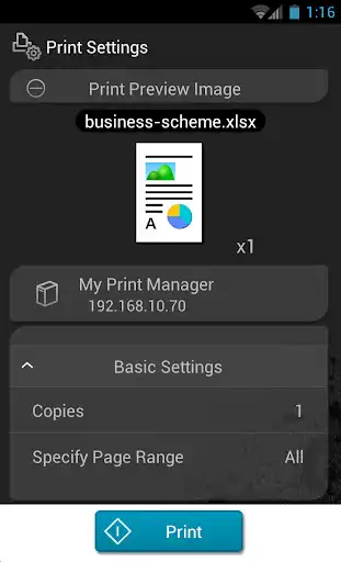 Play PageScope MyPrint Manager Port as an online game PageScope MyPrint Manager Port with UptoPlay