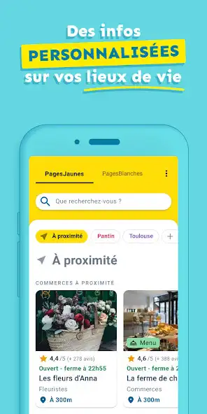Play PagesJaunes – recherche locale as an online game PagesJaunes – recherche locale with UptoPlay