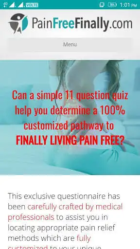 Play APK Pain-Free Living Quiz and enjoy Pain-Free Living Quiz with UptoPlay com.painfreefinally Play APK Pain-Free Living Quiz and enjoy Pain-Free Living Quiz with UptoPlay com.painfreefinally