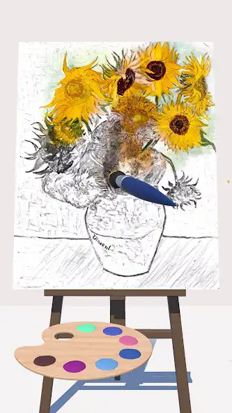 Play Paint Art Masterpiece as an online game Paint Art Masterpiece with UptoPlay