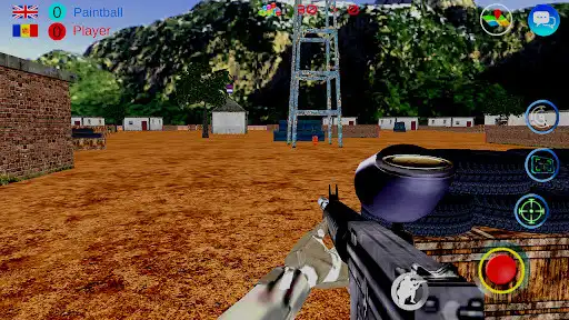 Play PaintBall Combat  Multiplayer as an online game PaintBall Combat  Multiplayer with UptoPlay