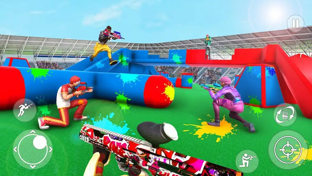 Play Paintball Games Shooting Games as an online game Paintball Games Shooting Games with UptoPlay