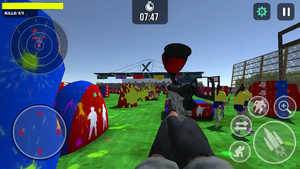 Play Paintball Gun: ASMR Simulator as an online game Paintball Gun: ASMR Simulator with UptoPlay