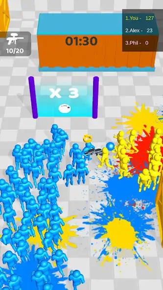 Play Paintball Runner 3D  and enjoy Paintball Runner 3D with UptoPlay