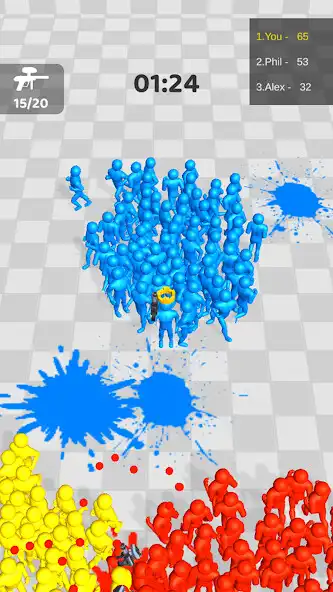 Play Paintball Runner 3D as an online game Paintball Runner 3D with UptoPlay