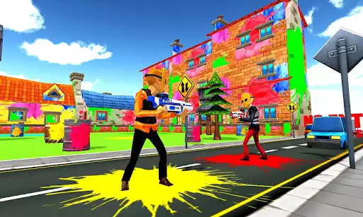 Play PaintBall Shooting Arena 3D: Paint shooter Gun  and enjoy PaintBall Shooting Arena 3D: Paint shooter Gun with UptoPlay