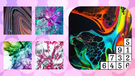 Play Paint By Number: Abstract Game as an online game Paint By Number: Abstract Game with UptoPlay