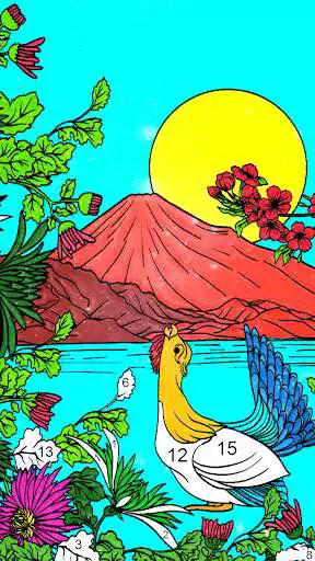 Play Paint by Number：Coloring Games as an online game Paint by Number：Coloring Games with UptoPlay