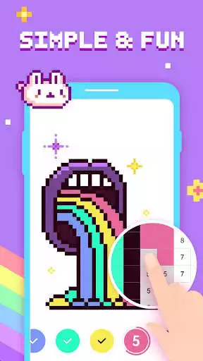 Play Paint by Number - Pixel Art as an online game Paint by Number - Pixel Art with UptoPlay