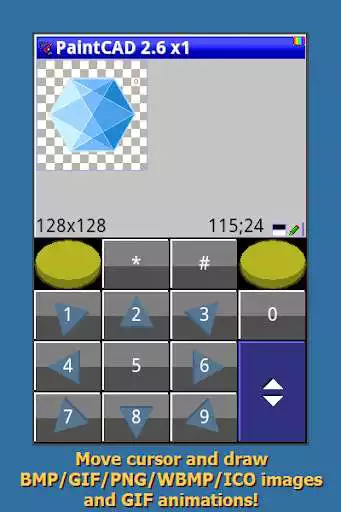 Play PaintCAD pixel art editor