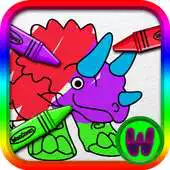 Free play online Paint Dinosaurs for Toddlers APK