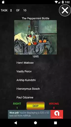 Play APK Painters Quiz  and enjoy Painters Quiz with UptoPlay ru.mikhailkruglov.painters_quiz