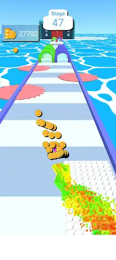 Play Paint Gun Run 3D as an online game Paint Gun Run 3D with UptoPlay