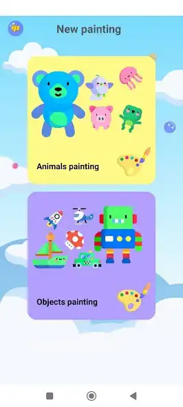 Play Painting-Kids Paint Game as an online game Painting-Kids Paint Game with UptoPlay