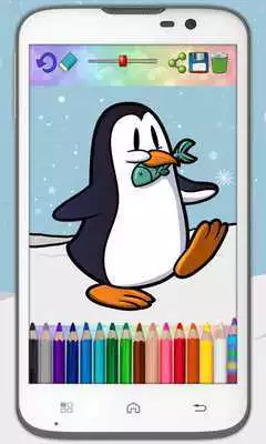 Play Paint magic penguins