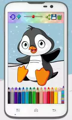 Play Paint magic penguins