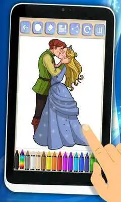 Play Paint tale princesses