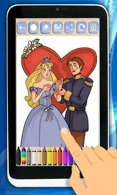 Play Paint tale princesses